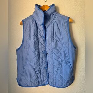 Te Verde Light blue, lightly quilted vest, Size XS